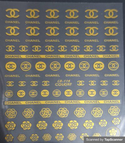 מדבקת CHANEL-מותג CB-114