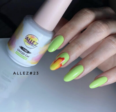 ⁦לק גל #23 | Pistachio Green | Allez⁩ – תמונה ⁦2⁩