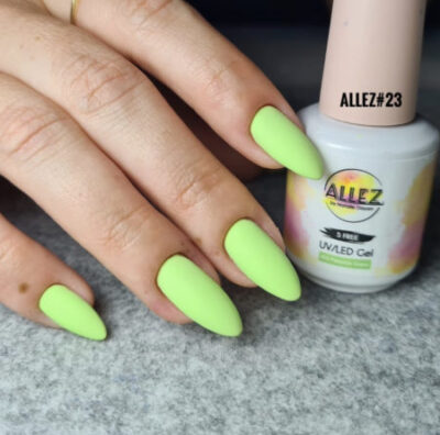 ⁦לק גל #23 | Pistachio Green | Allez⁩ – תמונה ⁦3⁩