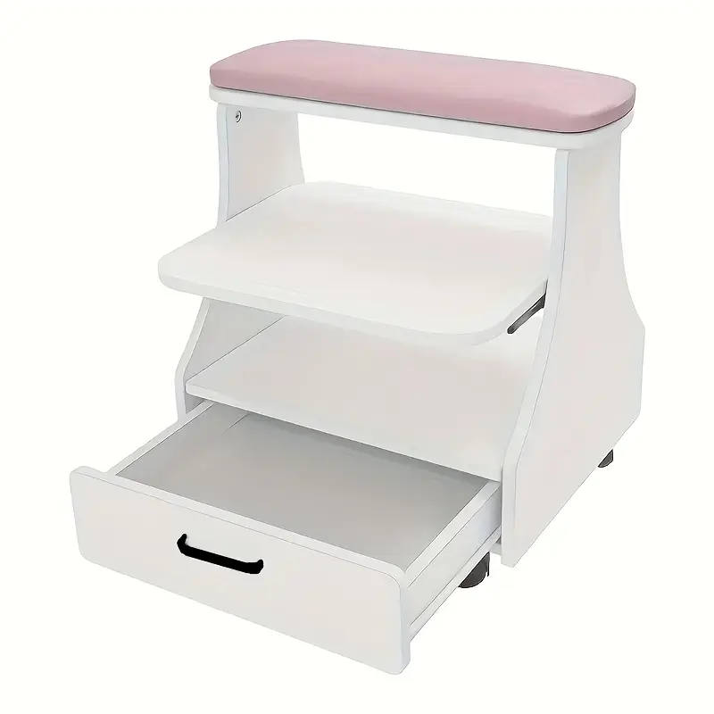 רגלית פדיקור מפוארת עם מדף ומגירה | כרית וורודה