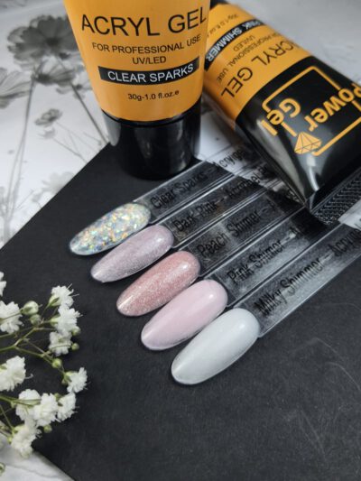 ⁦POWER GEL אקריג'ל | Milky Shimer⁩ – תמונה ⁦2⁩