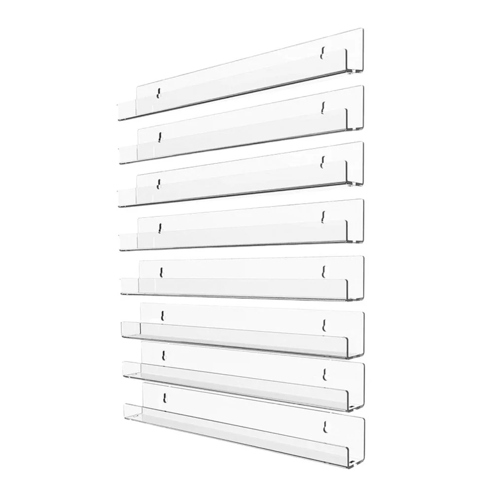 סט של 8 מדפים שקופים | סטנד ללקים