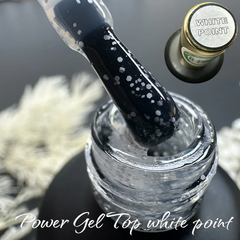 POWER GEL | טופ נקודות לבנות