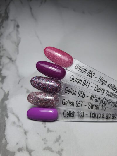 Gelish | אבקה צבעונית | dip& buff | צבעוני 13