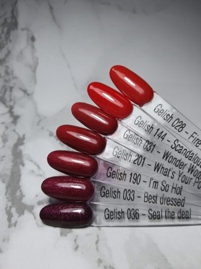 Gelish | אבקה צבעונית | dip& buff | צבעוני 10