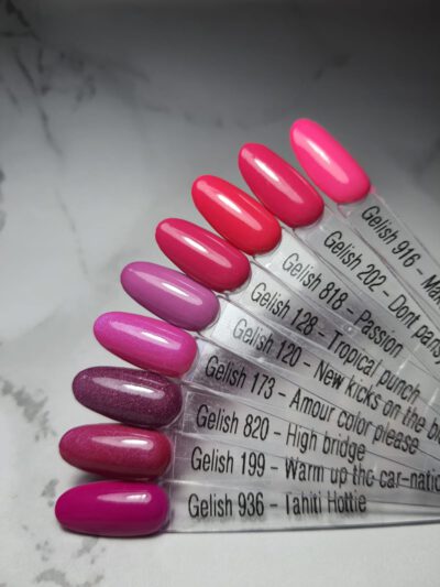 Gelish | אבקה צבעונית | dip& buff | צבעוני 9