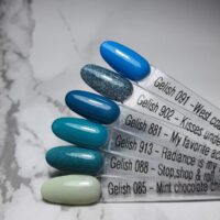 Gelish | אבקה צבעונית | dip& buff | צבעוני 8