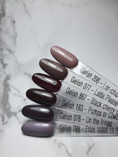 Gelish | אבקה צבעונית | dip& buff | צבעוני 5