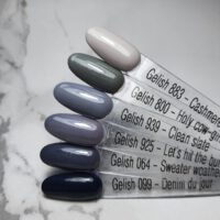 Gelish | אבקה צבעונית | dip& buff | צבעוני 6