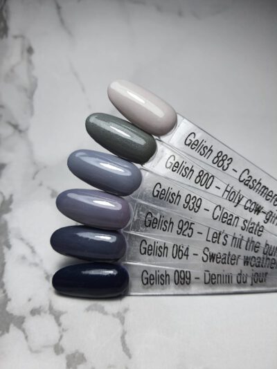 Gelish | אבקה צבעונית | dip& buff | צבעוני 6