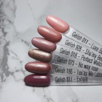 Gelish | אבקה צבעונית | dip& buff | צבעוני 4