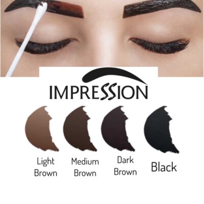 ⁦ערכת צבע חינה לגבות וריסים | חום בהיר LIGHT BROWN | מספר 1⁩ – תמונה ⁦3⁩