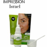 ערכת צבע חינה לגבות וריסים |  שחור BLACK | מספר 6