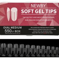 טיפס-ג'ל | מעוגל | Soft gel tips