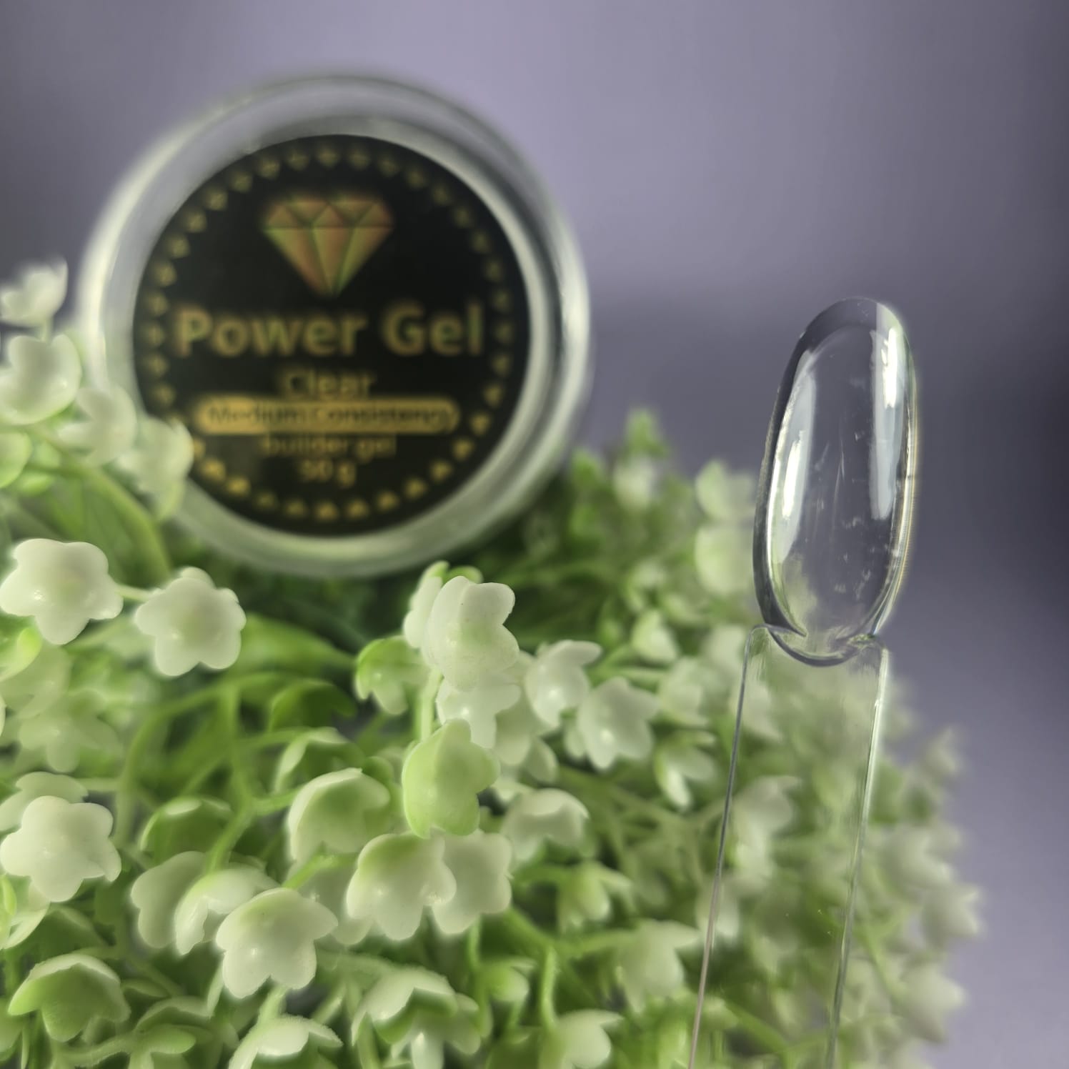 PG | ג'ל בניה סמיכות בינונית | גוון שקוף | Medium Consistency Product