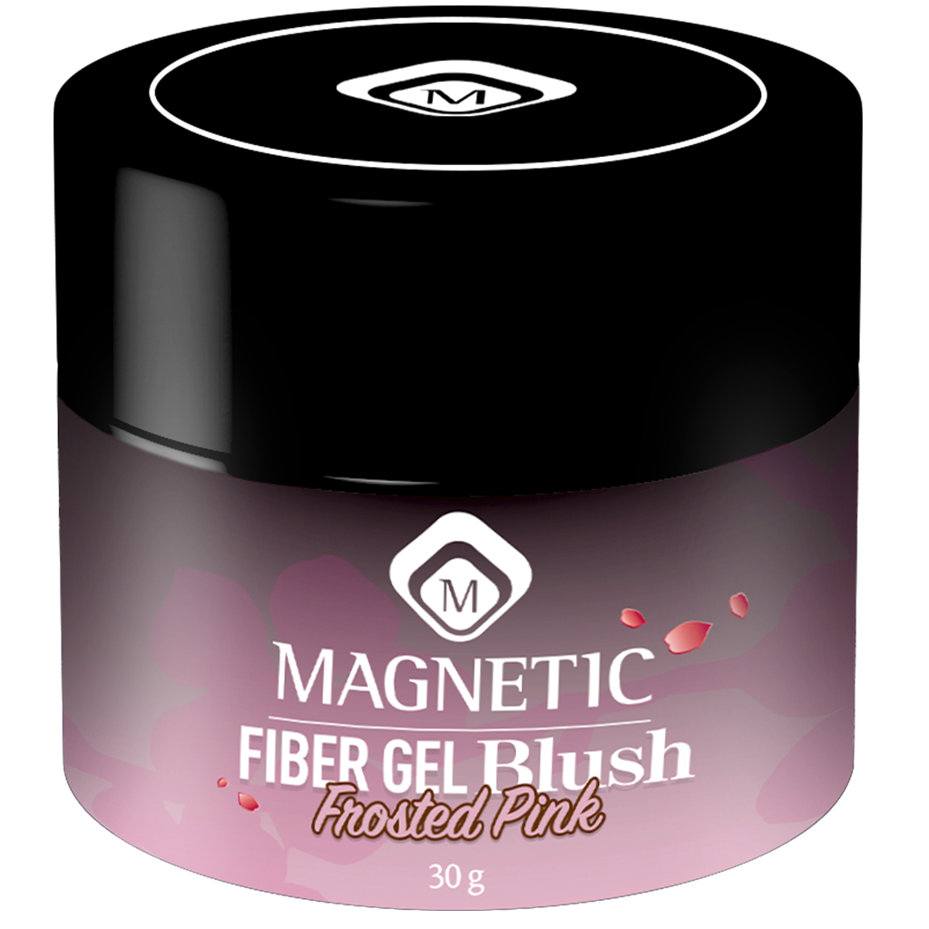 MAGNETIC | ג'ל בניה וחיזוק | Frosted Pink Fiber Gel Blush