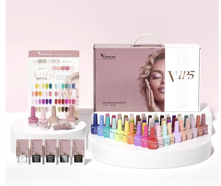 Venalisa ערכות | מזוודת | VIP5 לק ג’ל | ונליסה