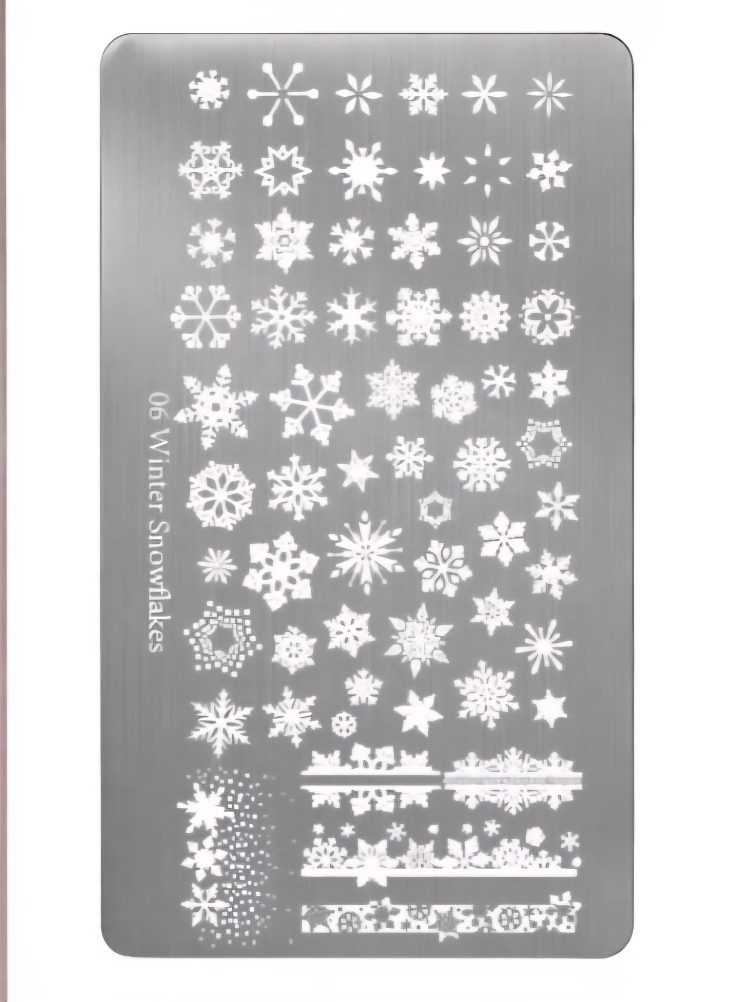 פלטת חותמות בובה | Winter Snowflakes מס׳ 06 | Buba