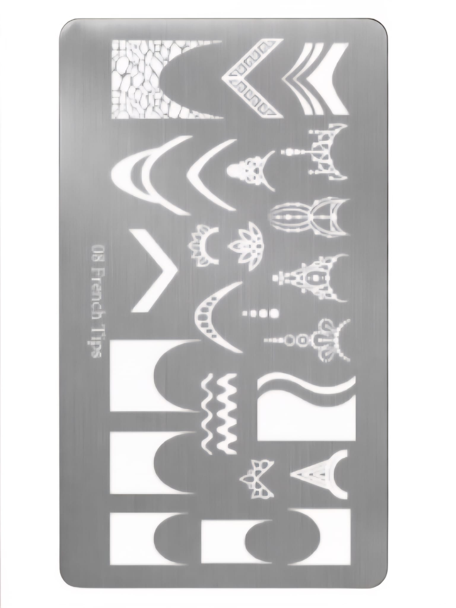 פלטת חותמות בובה | French tips מס׳ 08 | Buba