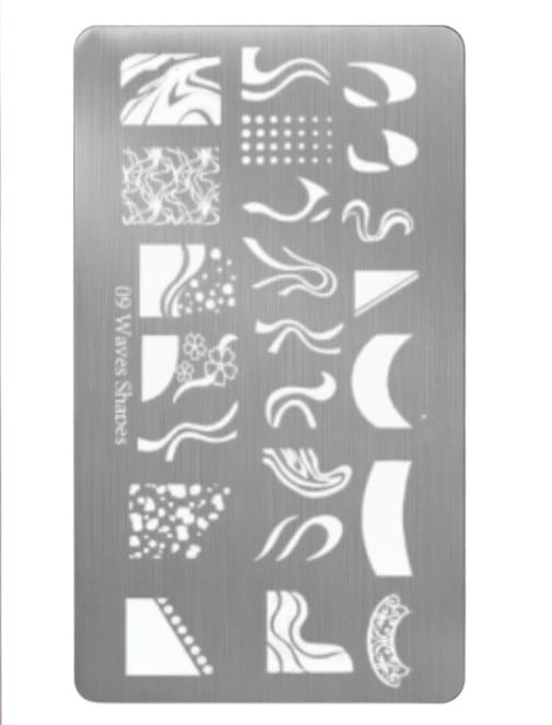 פלטת חותמות בובה | Waves & Shapes מס׳ 09 | Buba