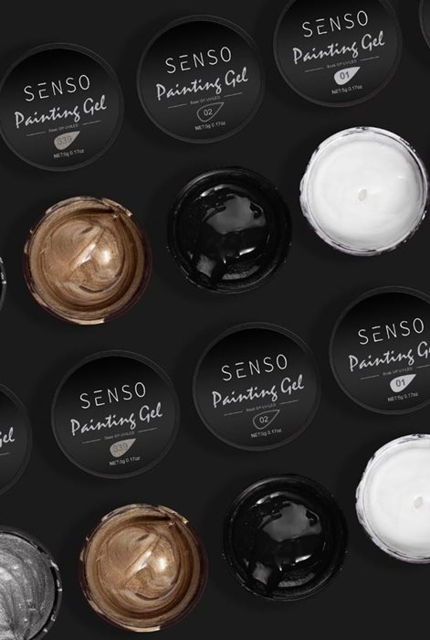 ג'ל ציור, ג'ל פייטינג | SENSO | שחור
